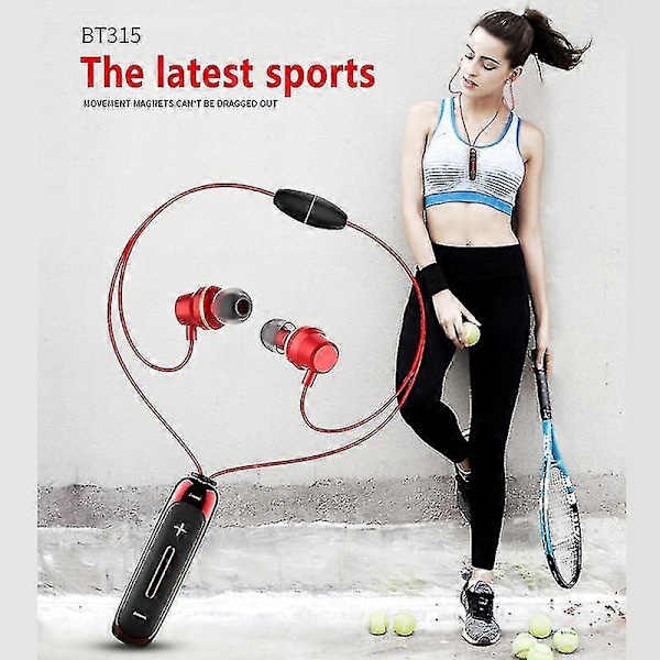 Magneettinen Bluetooth-kuuloke kaulakoru - Bt315 B Valkoinen