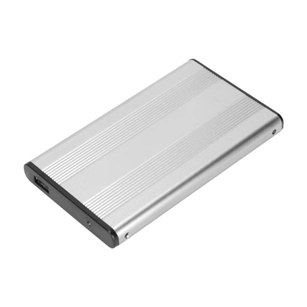 HDD-hölje 2,5 tum 2 TB Kapacitet 480 Mbps överföringshastighet aluminiumlegering med USB2.0-överföring för Windows för VistaSilver