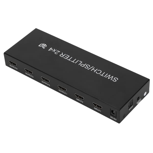 HD Multimedia Interface 2.0 Switch 2 ind 4 ud UHD 4K HD Multimedia Interface Switcher til PS4EU Stik