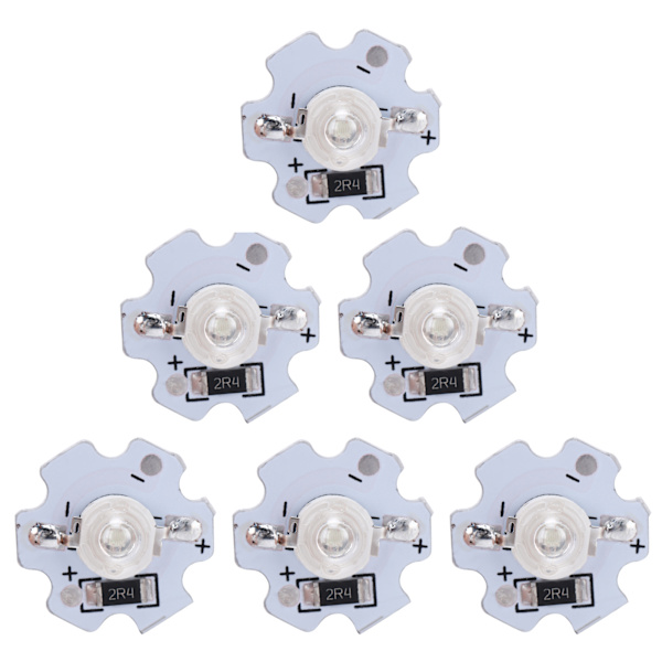 25 st 5V LED-chips 200LM 3W LED-lampor med hög effekt för DIY-belysningsarmaturer Blått ljus 455‑460NM