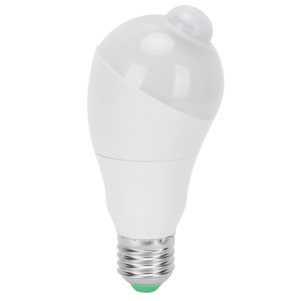 E27 menneskelig sensorpære 7W LED-induktionslampe til korridorbalkon 85‑265V rent hvidt lys
