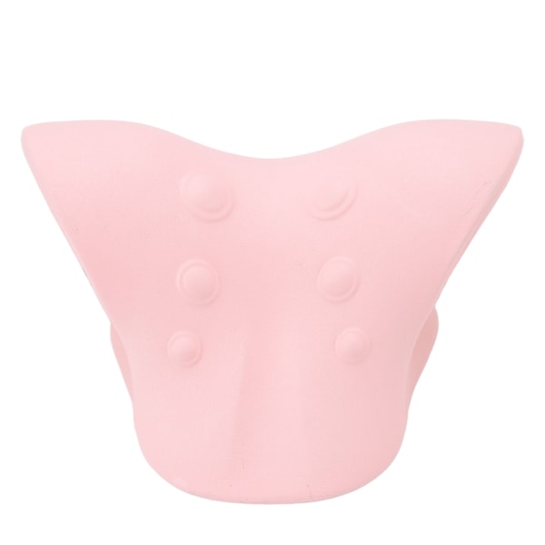 Nacke Skulder Relaxer Smärtlindring U-formad design Spinal Traction Djup cervikal massagekudde Rosa