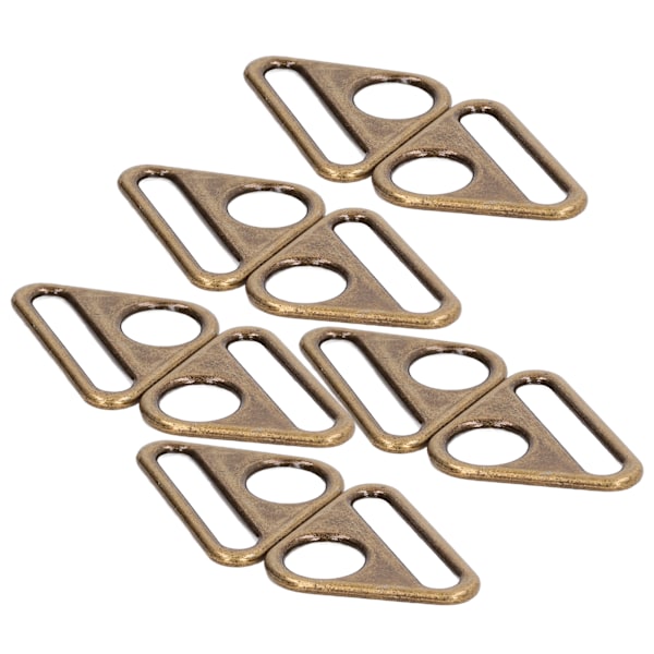 10 stk justerbar spenne 38mm justerbar sinklegering multifunksjonell lett bærbar bagasjetilbehør bronse