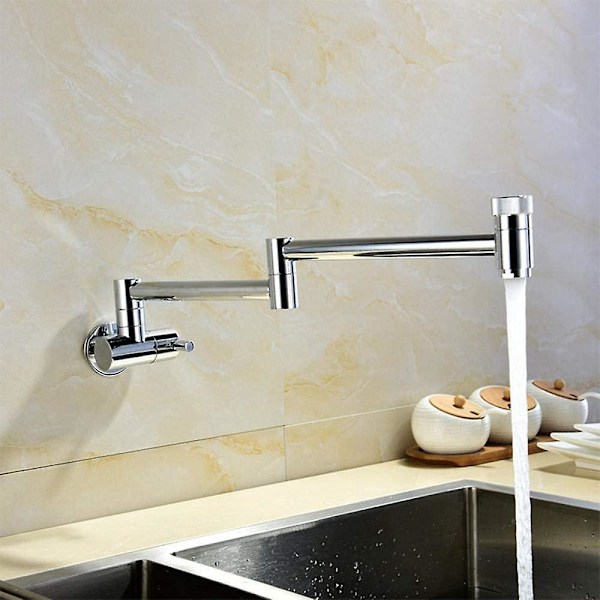 360 Rotatable Multifunction Wall Mounted Kitchen Faucet