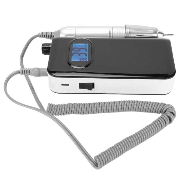 40000 RPM Nagelborrmaskin CW CCW Rotation Värmeavledning Elektrisk spikslipmaskin Svart