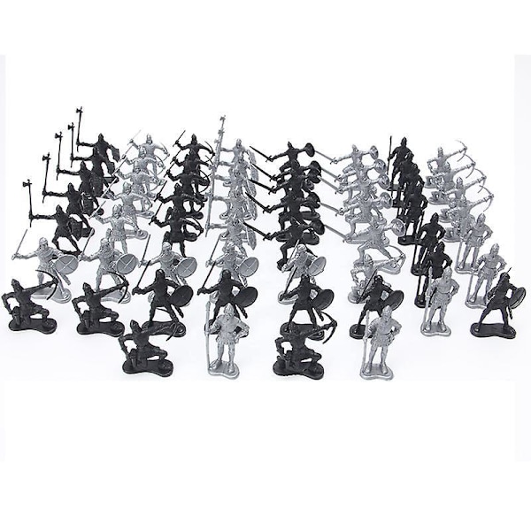 Set med 60 omålade 7 mm skala Fantasy bordsskivor för fängelsehålor och drakar - 20 unika mönster