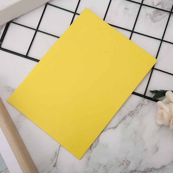 Jelly Gummistempel Tunna Snidningsblock för Handgjorda Stämplar DIY Tillverkning Gul