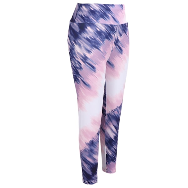 Stretch Yoga byxor kvinnor fritid tvättbar mjuk fitness höftlyft kropp forma träning leggings tightsL