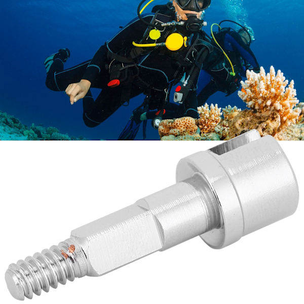 AS-050-9 Undervattensdykning Cylinder Mässing Ventil Byte Luftflaska Tillbehör