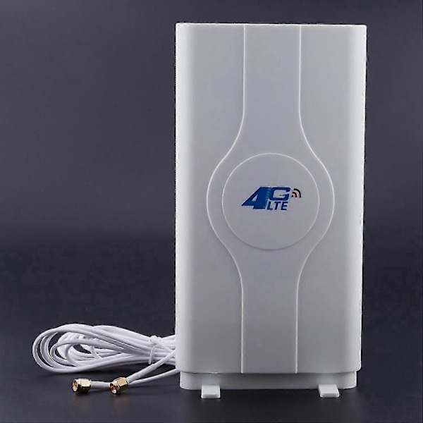 700~2600mhz 88dbi 3g 4g Lte Antenne Mobilantenne Hannkontakt Booster Mimo Panelantenne+2 Meter(2x SMA-hann)