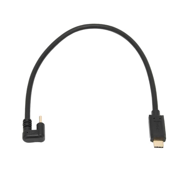 USB-kabel 12 tum USB 3.1 Typ C Hane till Hane 10 Gbps U-typ Armbåge Snabbare Dataöverföring Dataförlängningskabel