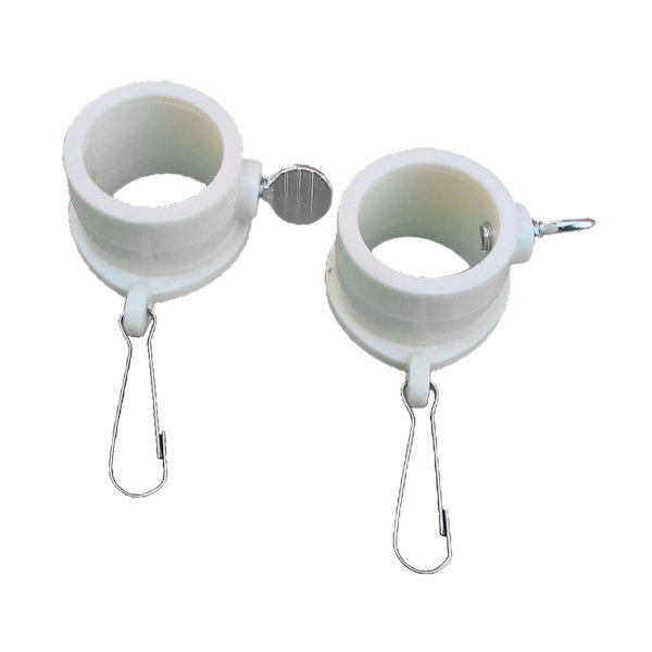 3 par flagmonteringsringe anti-wrap-grommet-clips - 1 tomme diameter flagstang--