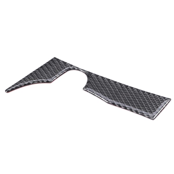 Karbonfiber INFO Knapp Dekor Deksel Trim LHD Passer for Mitsubishi Lancer 2008‑2016