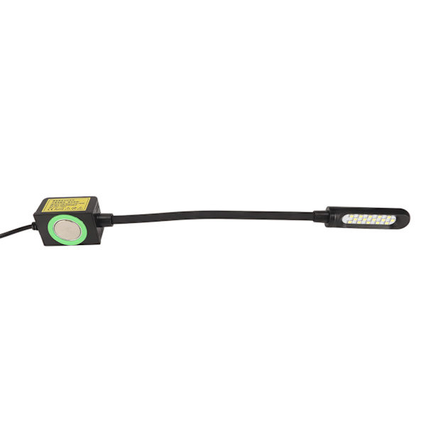 Symaskin LED-ljus med magnet 2W 15 ljuspärlor 360 graders roterande gåshals Syljus för metallytor EU-kontakt