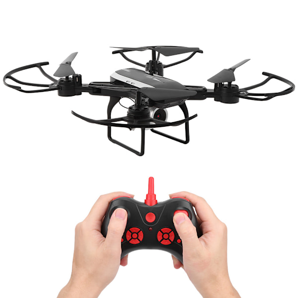 Taitettava drone 4K korkearesoluutioinen kamera WIFI reaaliaikainen lähetysdroni QuadcopterMusta