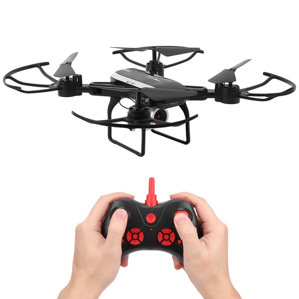 Vikbar drönare 4K högupplöst kamera WIFI realtidsöverföring drönare Quadcopter Svart