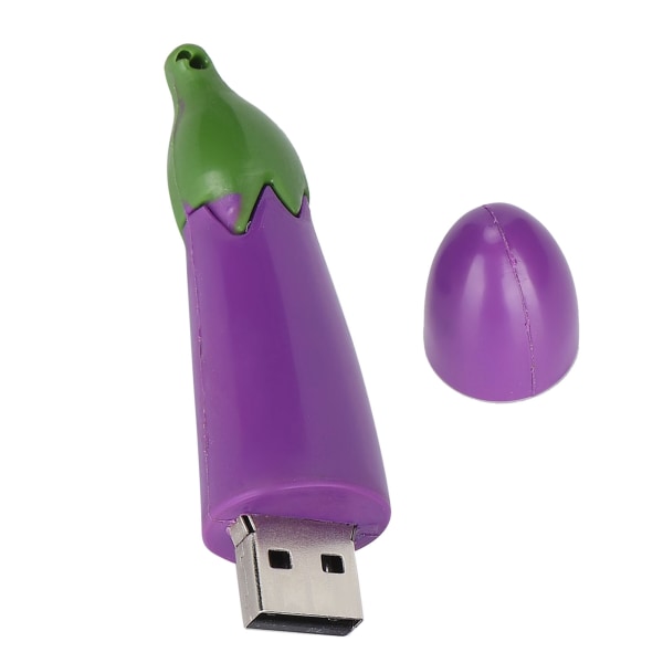 USB minne Tecknad Stilfull aubergine Utseende Bärbart lagringsminne 1GB