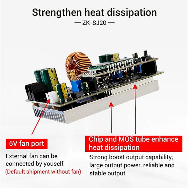 -SJ20 Automatisk Step Up Down Modul MPPT med LCD Display Modul