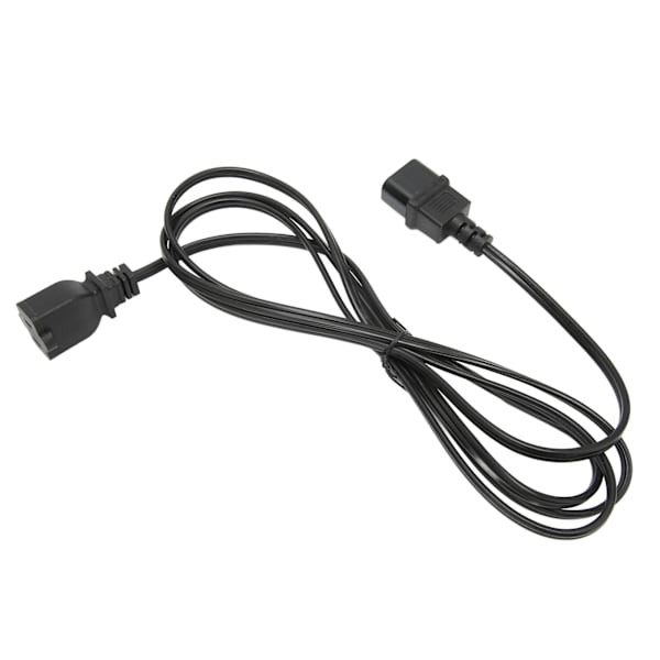 IEC-virtajohto IEC320 C14 -uros NEMA 1 15R -naarasvirtajohto pöytälampulle, kaiuttimelle, LCD-näytölle, 10A 125V