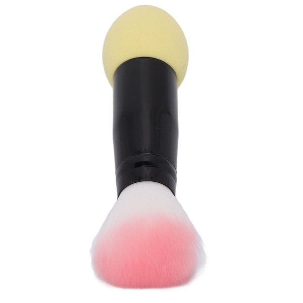 Multifunksjonell Single Face Blush Powder Brush Double Ended Makeup Brushes Makeup ToolYellow