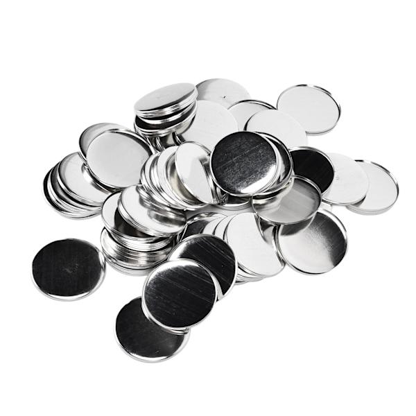 Badge baksida 50mm Mer hållbar korrosionsbeständighet Plåt plast DIY badge material