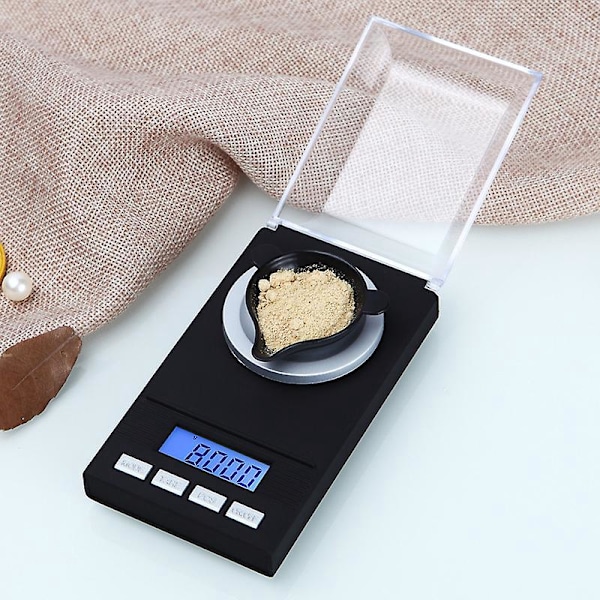 Milligram Presisjons Digital Lommevekt med LCD-Skjerm