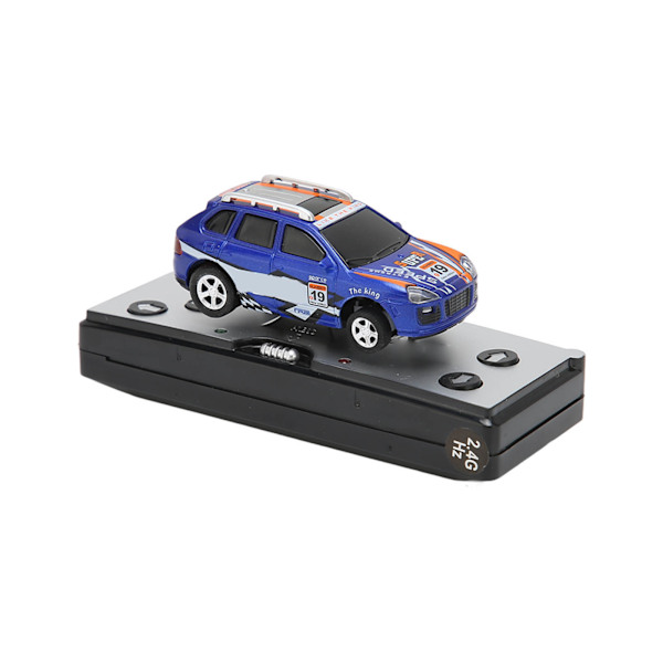 Mini RC Racing 4 Way Drift Car 1:64 fickstorlek på fjärrkontrollfordon för inomhus utomhus 3+ barn