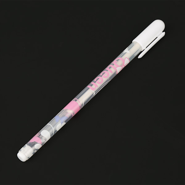 4 st/ set 0,8 mm vit bläck Gel Pen Gratulationskort Markör Pennor Skrivtillbehör