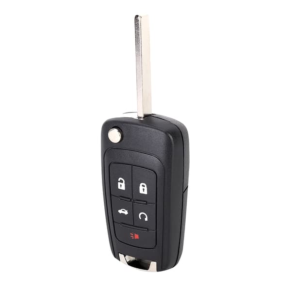 5 knapper Flip Key Fob Case Shell Cover erstatning passer til Chevrolet Camaro 2010-2013