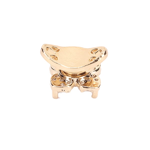 Nail Rhinestone Gold Art Charms Glänsande Lätt DIY Nageltillbehör Smycken Manikyrtillbehör
