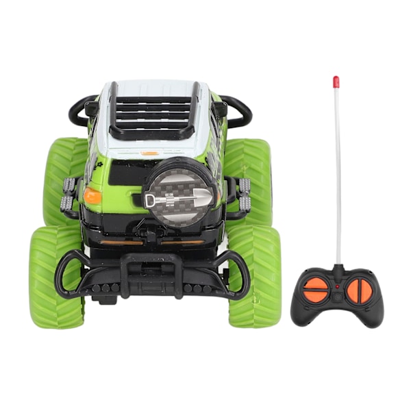 1:43 RC Mini Bil Graffiti Sød Udseende Stærk Friktion Bærbar Off Road Fjernbetjening Bil Grøn