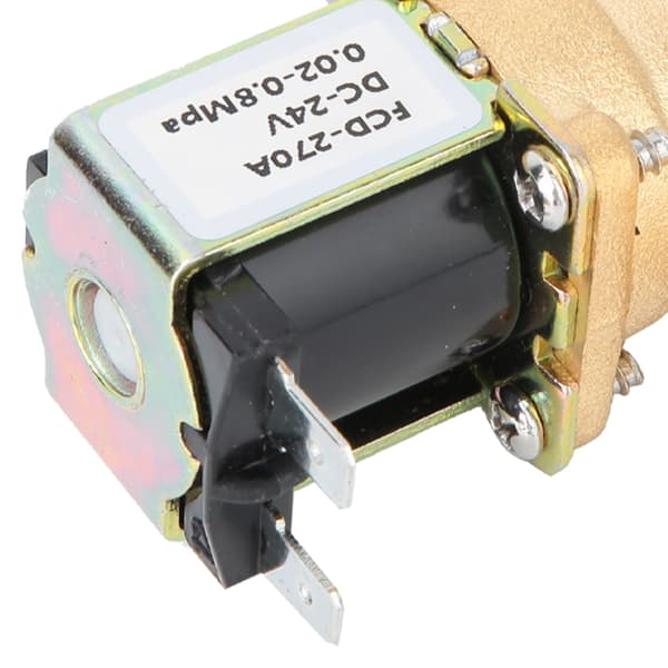 G1/2\" Normalt Lukket Messing Solenoid Elektromagnetisk Ventil Vanninntaksbryter (DC24V)