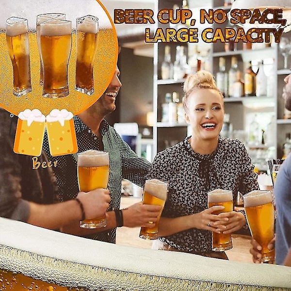 4-i-1 Ölglas Mugg Set Super Schooner Kopp Delbar 4 Delars Ölkopp Stein Party Mugg-B5