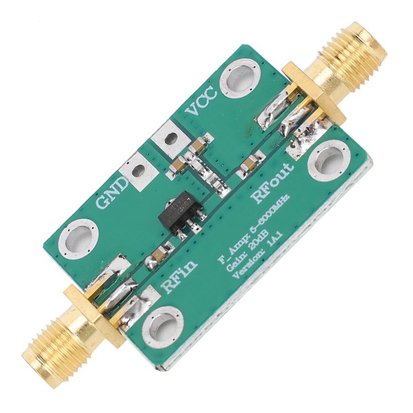 RF-effektforstærkermodul Ultrabredbåndselektronisk komponentkort 5M-6GHz forstærkning 20dB