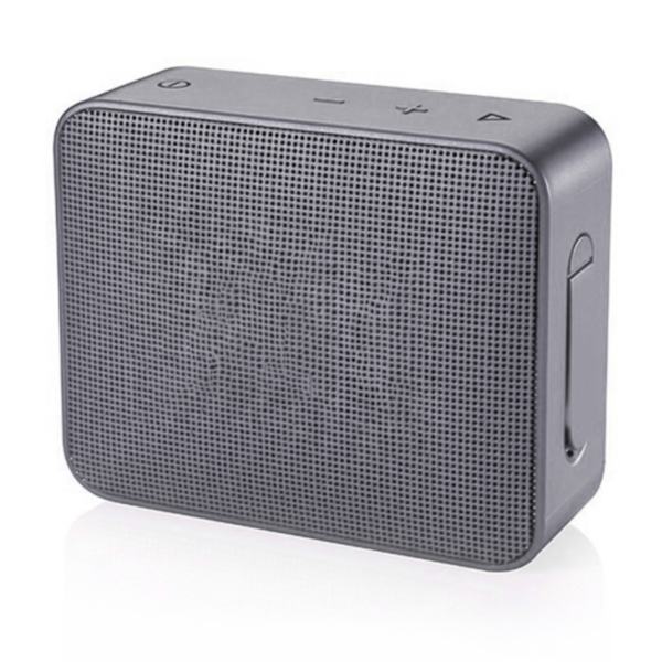 Trådløs Bluetooth-højttaler HiFi Stereo Bass Multifunktionel Mini Bærbar Trådløs Højttaler til Udendørs Rejser Hjem Sølvgrå