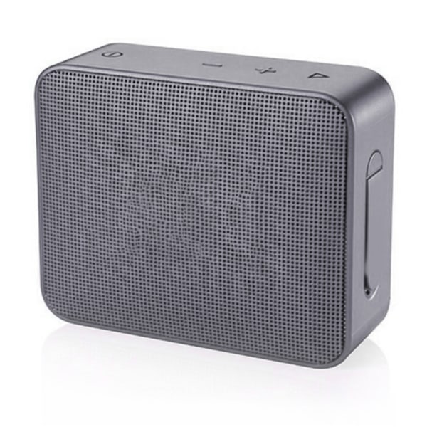 Wireless Bluetooth Speaker HiFi Stereo Bass Multifunctional Mini Portable Wireless Speaker for Outdoor Travel Home Silver Gray