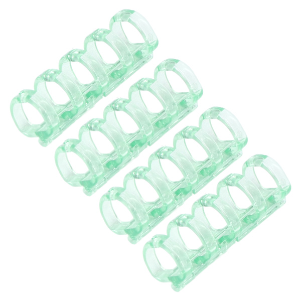 Bindende ringe holder 60 ark papir 11mm bindings tykkelse fri skrivning nem brug kontorartikler gennemsigtig grøn