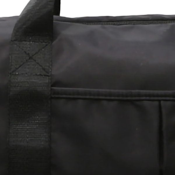 Sports Gym Bag Nylon Stor Kapasitet Reise Duffel Bag med Sko Våte Klær Rom for Yoga Svart