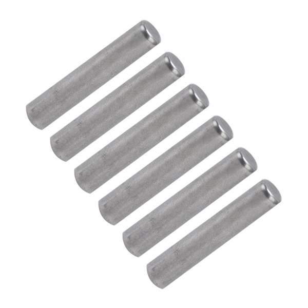 20 kpl 4101‑0006‑0030 Φ6mm D-akselin ruostumattomasta teräksestä valmistetut tangot roboteille, sorveille ja tekniselle laitteistolle