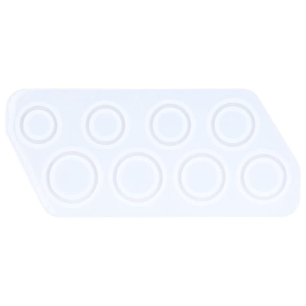 Silikoneform DIY Unik Krystal Epoxy Ring Gennemsigtig Silikoneform Dekoration