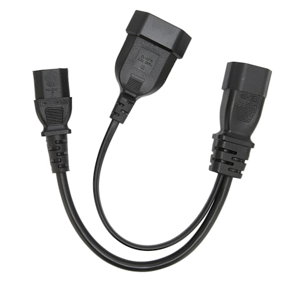 IEC320 C14–IEC320 C13 ja EU- power Professional Y -jakajan power johto 12,6 tuumaa 10 A 250 V