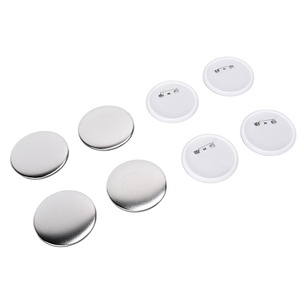 100 stk Merkebakke Bakdeksel Tinnplate Plastbase Unngå Rust Fast DIY Merkeverktøy for Julebursdagsgaver 75mm 100stk