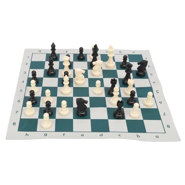 Internationellt Standard Schackspel Set Tävling Stort Schackset i Plast med Schackbräde