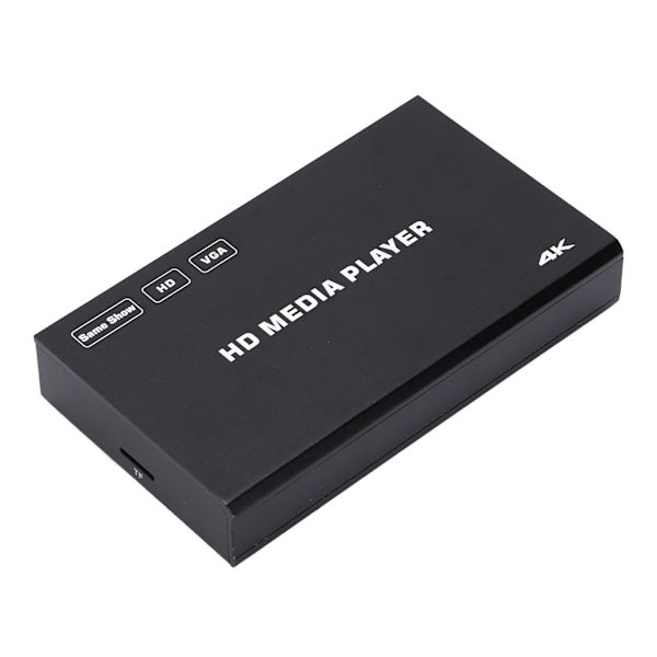 4K A7 HD Media Player Nanoteknologi Multifunksjon Media Player med fjernkontroll 100V-240VEU Plugg