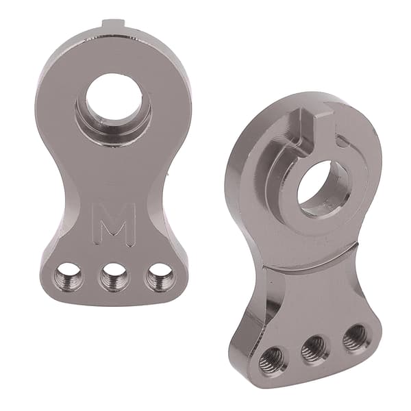 23T Buffer Metal Stål Ring Gear Arm til 1/10 1/8 RC Køretøj (M Model) (N10227T Titanium Farve)