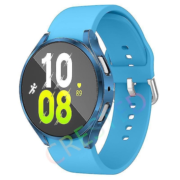 Samsung Galaxy Watch Silikoniurheiluranneke - Vaaleansininen