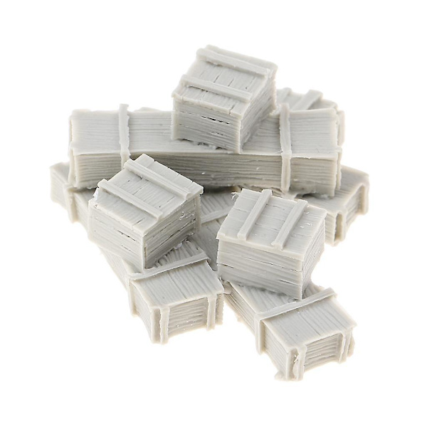 1:35 Resin Soldat Scenarie Tilbehørssæt Model Sandsæk Væg og Kasser