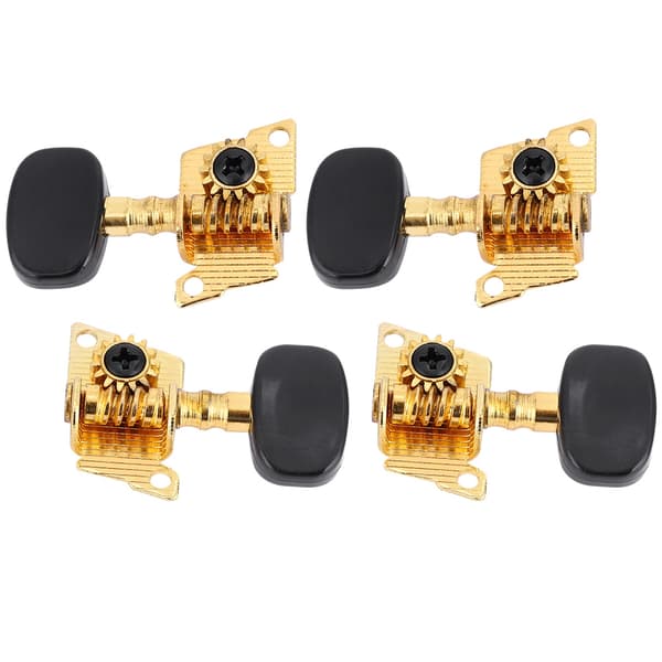 2L2R Sort Knap Guld Bady Klassisk Stil Ukulele Stemmeskruer Maskinhoveder Ukulele DIY Dele