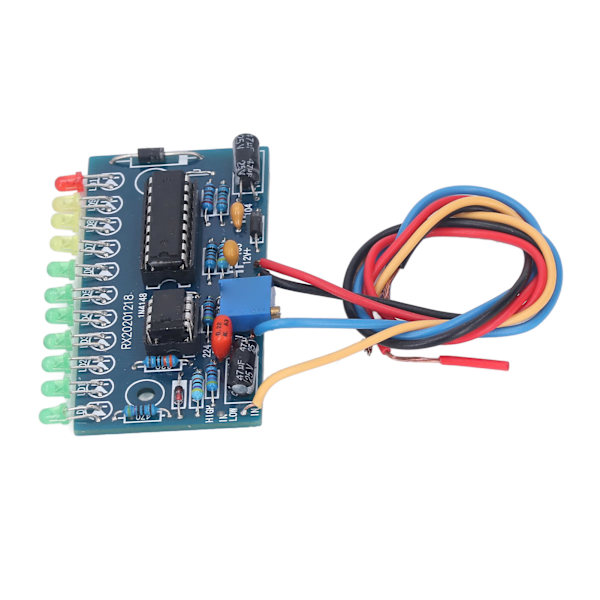 LED Audio Level Indikator Modul 10 Segment 11 stk 3mm LED'er Audio Level Indikator Board til VU Meter Forforstærker