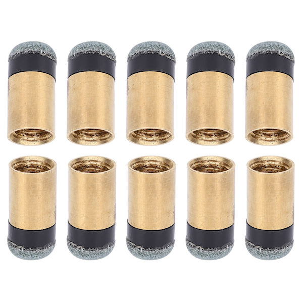 10 kpl/pussi Biljardipallotarvikkeet Pool Cue Nine Balls Club Vaihtoruuvin kärjet 12MM
